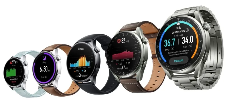 The new Huawei Watch 3 smart watches