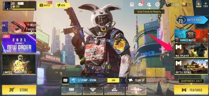 Kako tekmovati 1 na 1 v CoD Mobile?