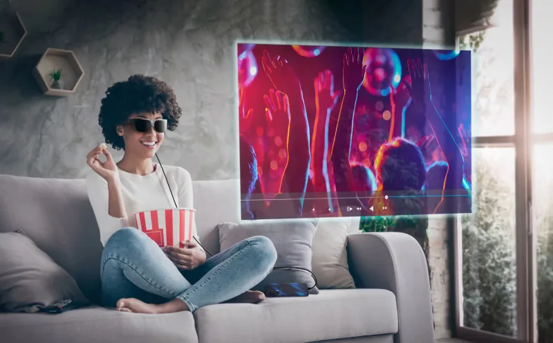 Glasses instead of a screen?