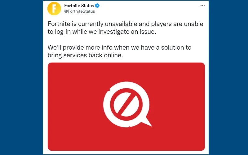 »Nimate dovoljenja za igranje Fortnite!«